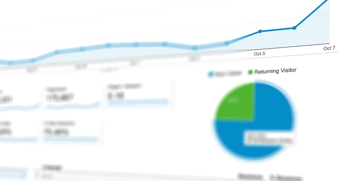 Modern business dashboard on a laptop screen