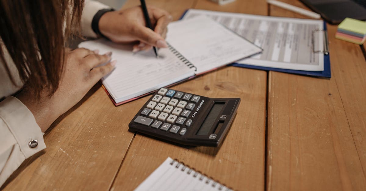 Professional business quote document being reviewed by a potential client