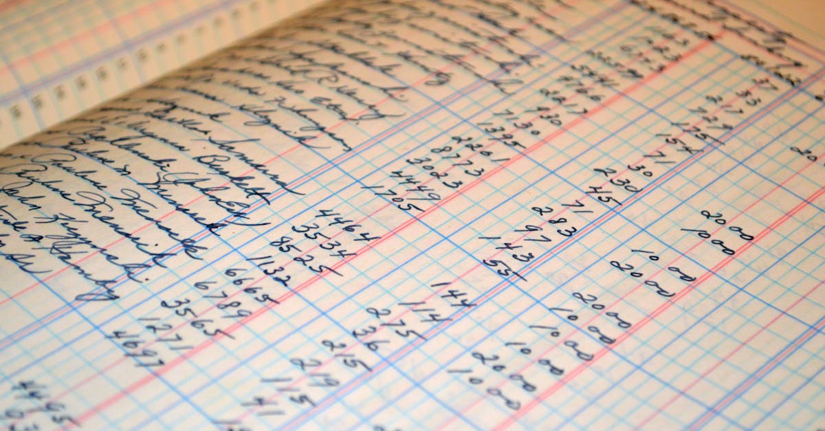 Business owner analysing cash flow statements with urgent notes