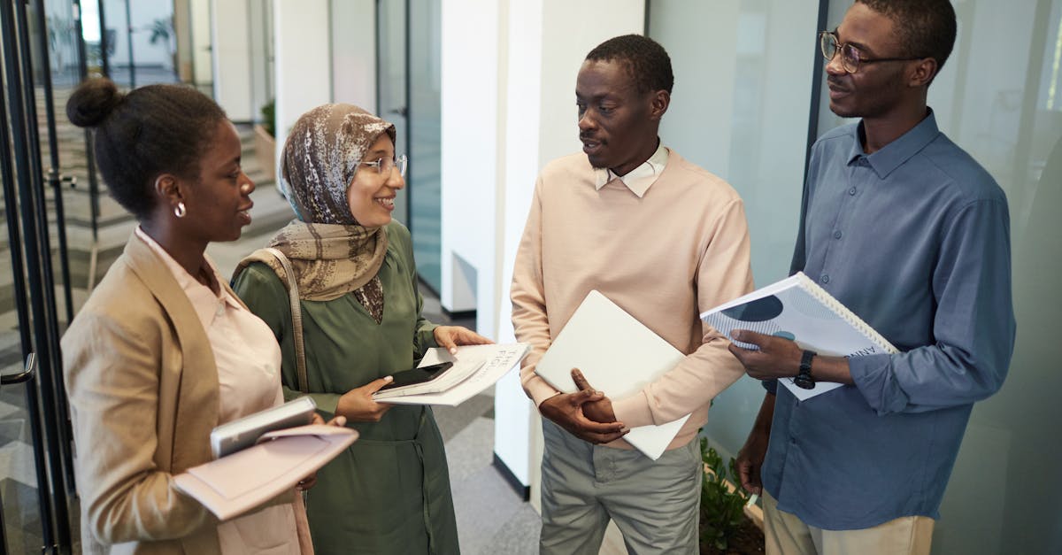 Employer reviewing right to work documentation